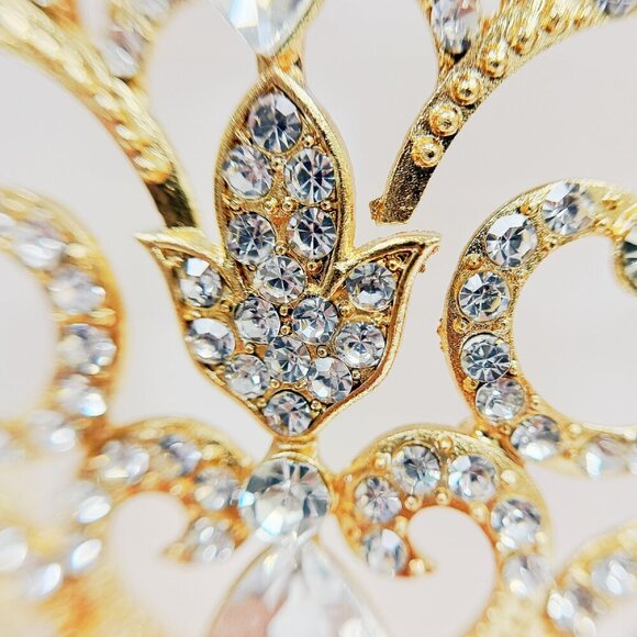 Crown for Pageant, Homecoming Prom Headpiece, quinceanera Crown, Gold Crown main image 7